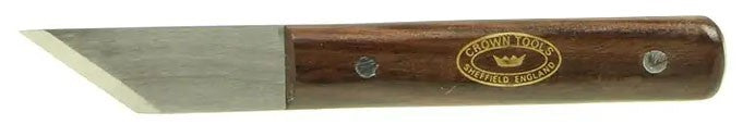 Crown Marking Knife Left Handed with Rosewood Handle, 152mm long, 19.0 x 1.4mm blade exposed 57mm, 95mm handle