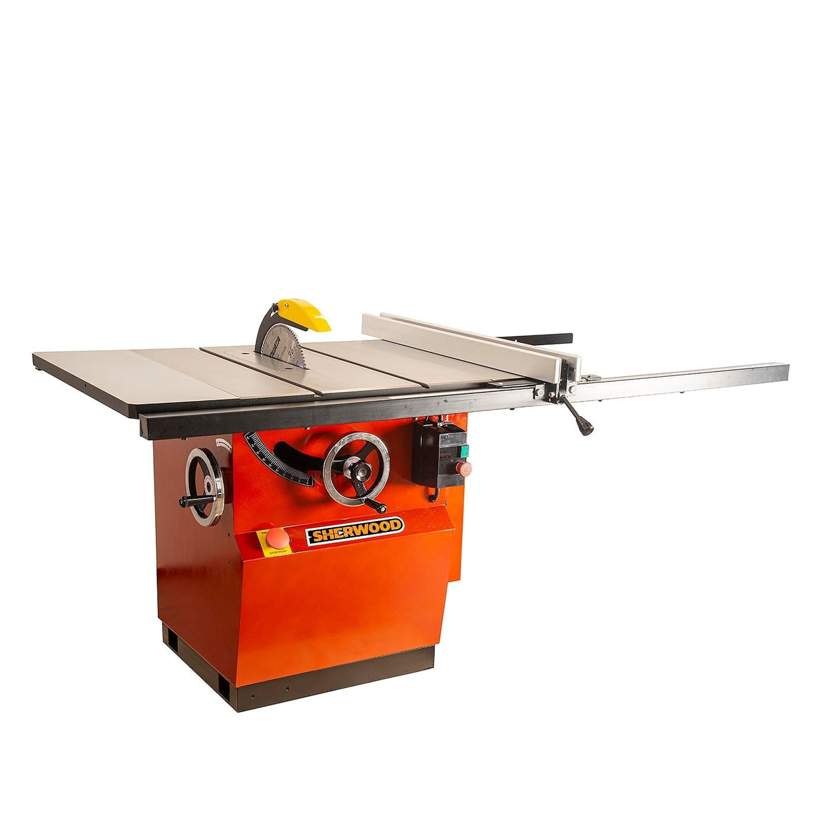Sherwood 12in Heavy-Duty Table Saw with Panel Attachment, Dado Kit and Dust Guard in action