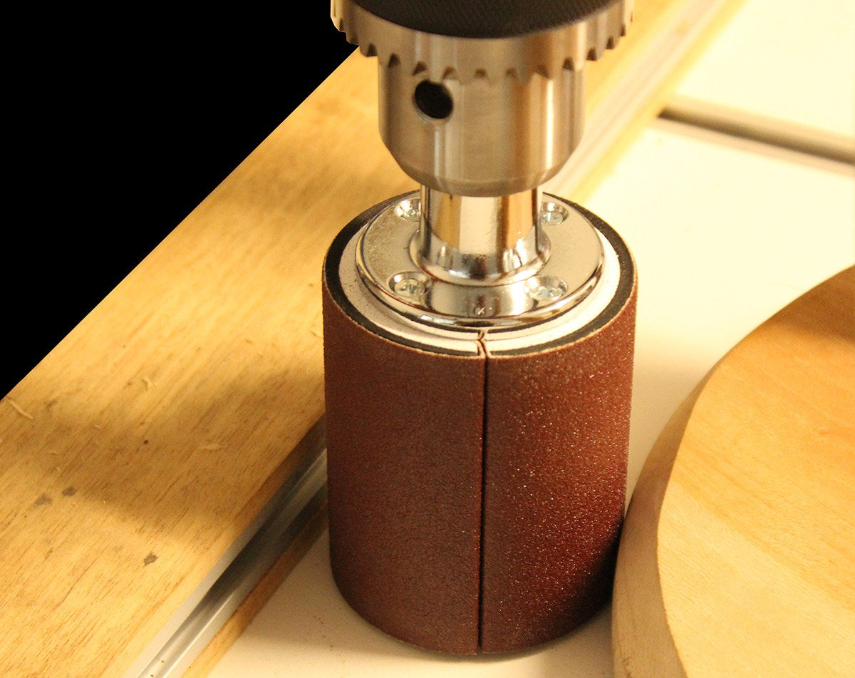 Sleeveless drum sander with 2in diameter, ideal for woodworking enthusiasts and professionals in Australia