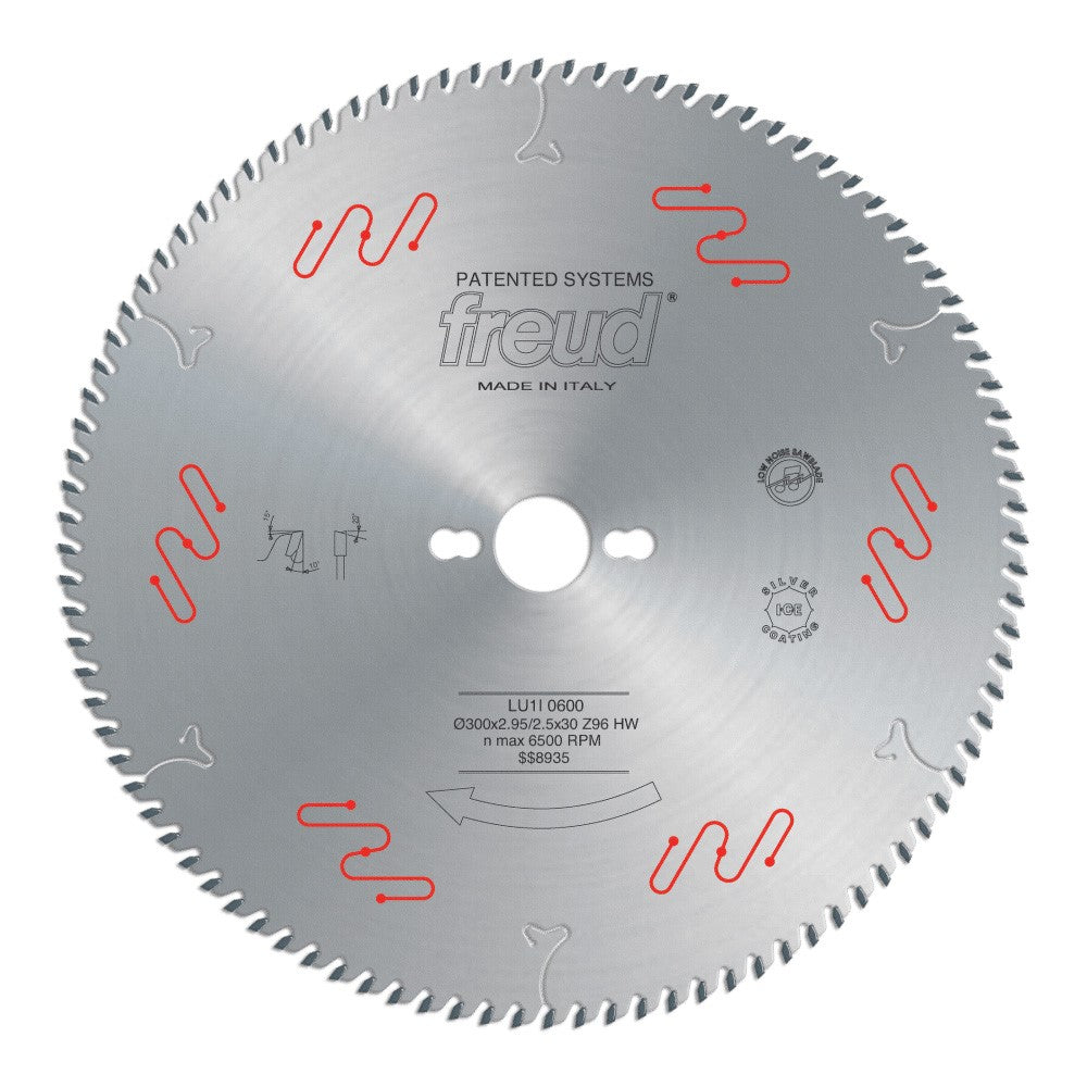 Freud 300mm Timber Frame Fine Cut Off Saw Blade in action, ideal for crosscutting tasks