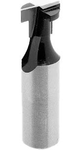 Torquata Keyhole Plunge Router Bit 1/2in Shank creating hanging hook recess and groove