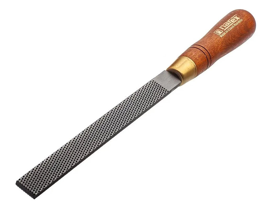 Narex Flat Rasp Fine Second Cut 200mm on white background