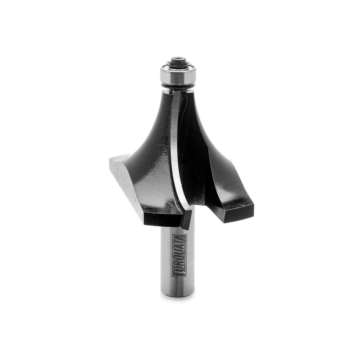 Torquata Round Over Moulding Router Bit in action, creating smooth edges on timber project