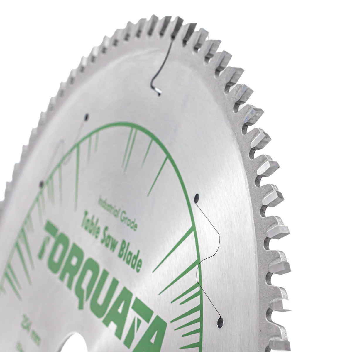 Torquata 254mm Thin Kerf Fine Crosscut Circular Saw Blade in action on wood