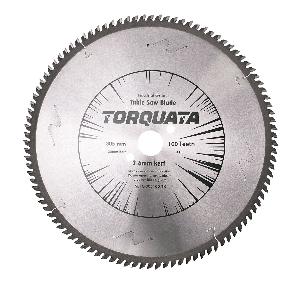 Torquata 305mm fine crosscut circular saw blade for precise wood cutting