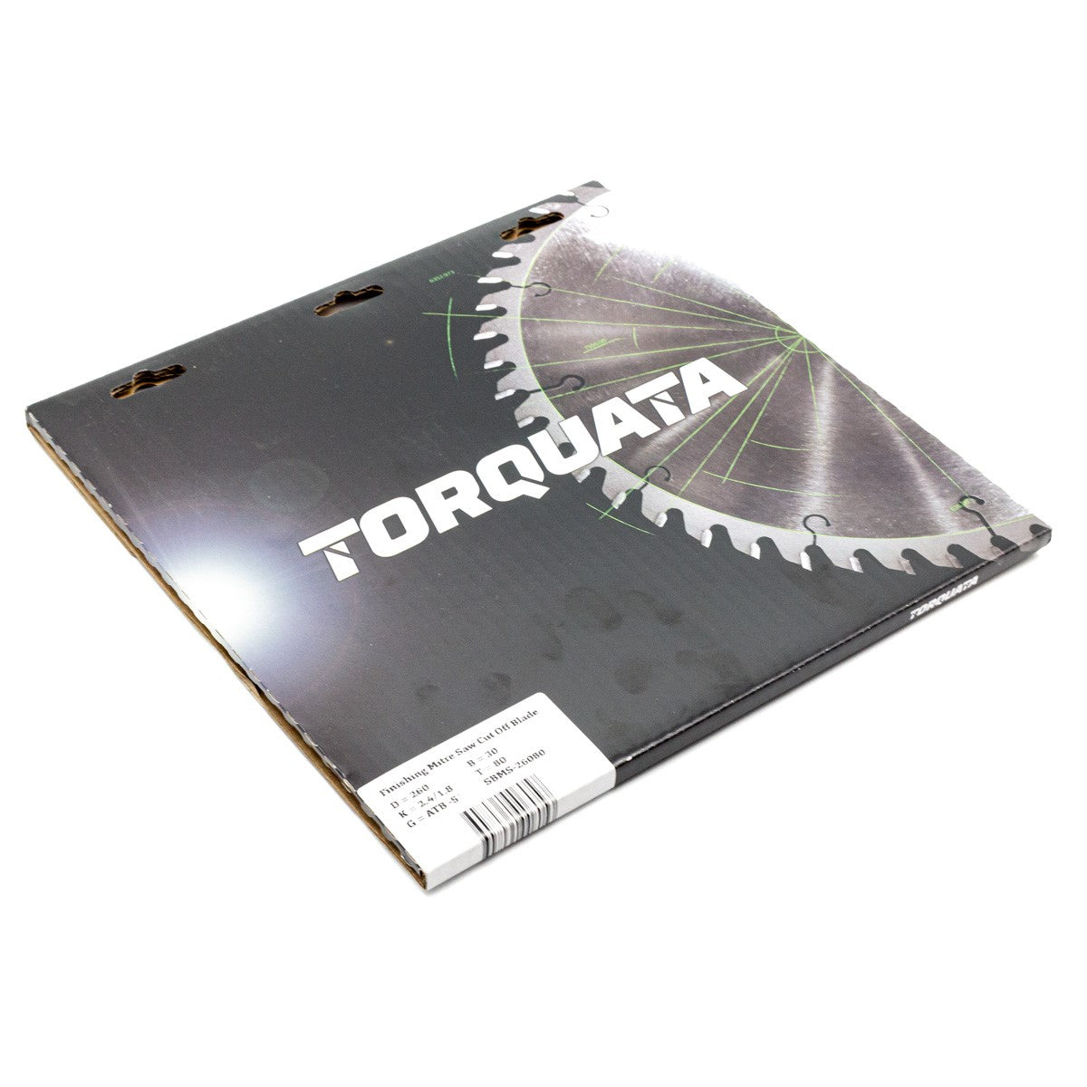 Torquata 260mm Fine Finish Circular Saw Blade for Mitre Saws - Smooth cuts in wood, chipboard, MDF