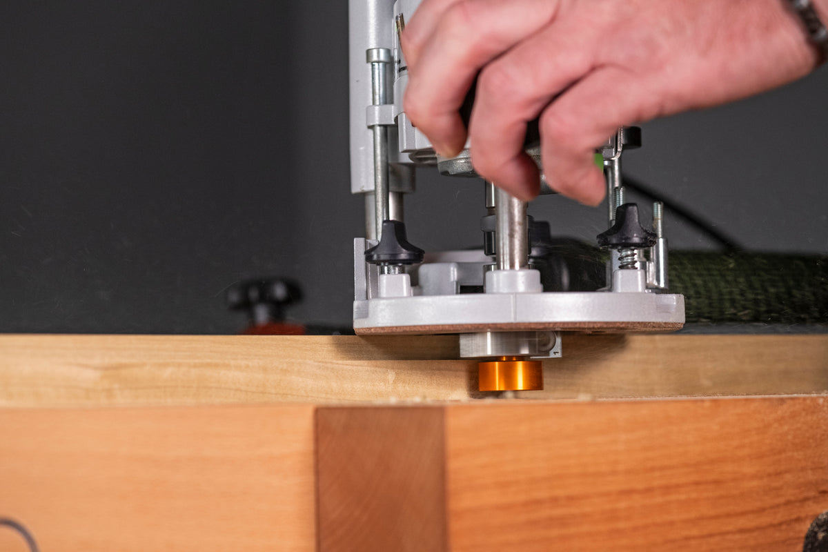 UJK 2-Wing Small Rebate Router Cutter with Metric Collars 1/2in Shank