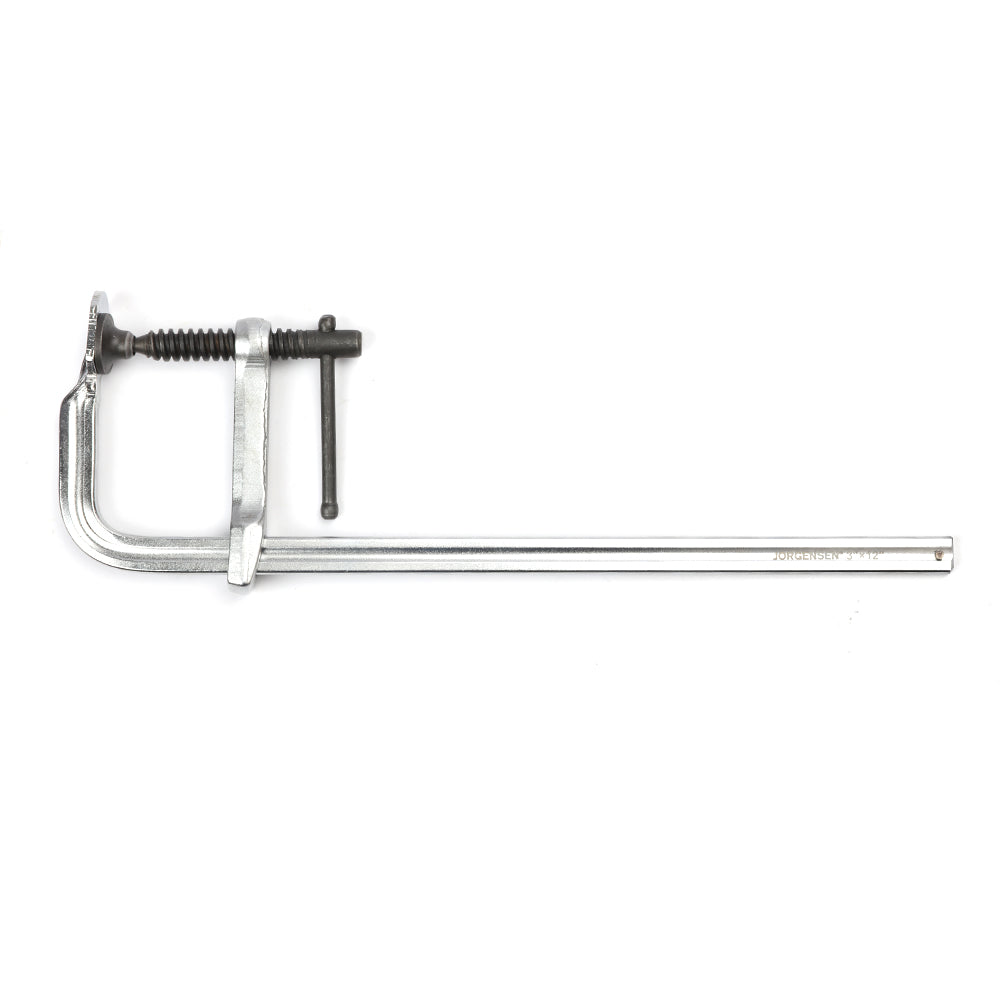 Pony Jorgensen 300mm Heavy Duty Bar Clamps - Drop Forged Steel with Chrome Plating for Superior Rust Resistance
