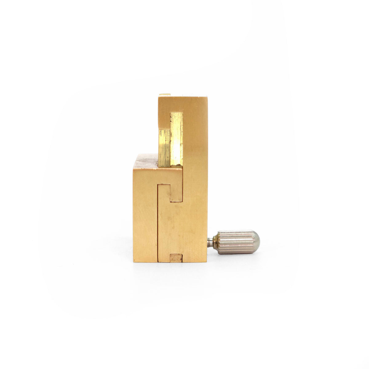 Ironbark Toolworks Brass Setup Block for precise tool height adjustment