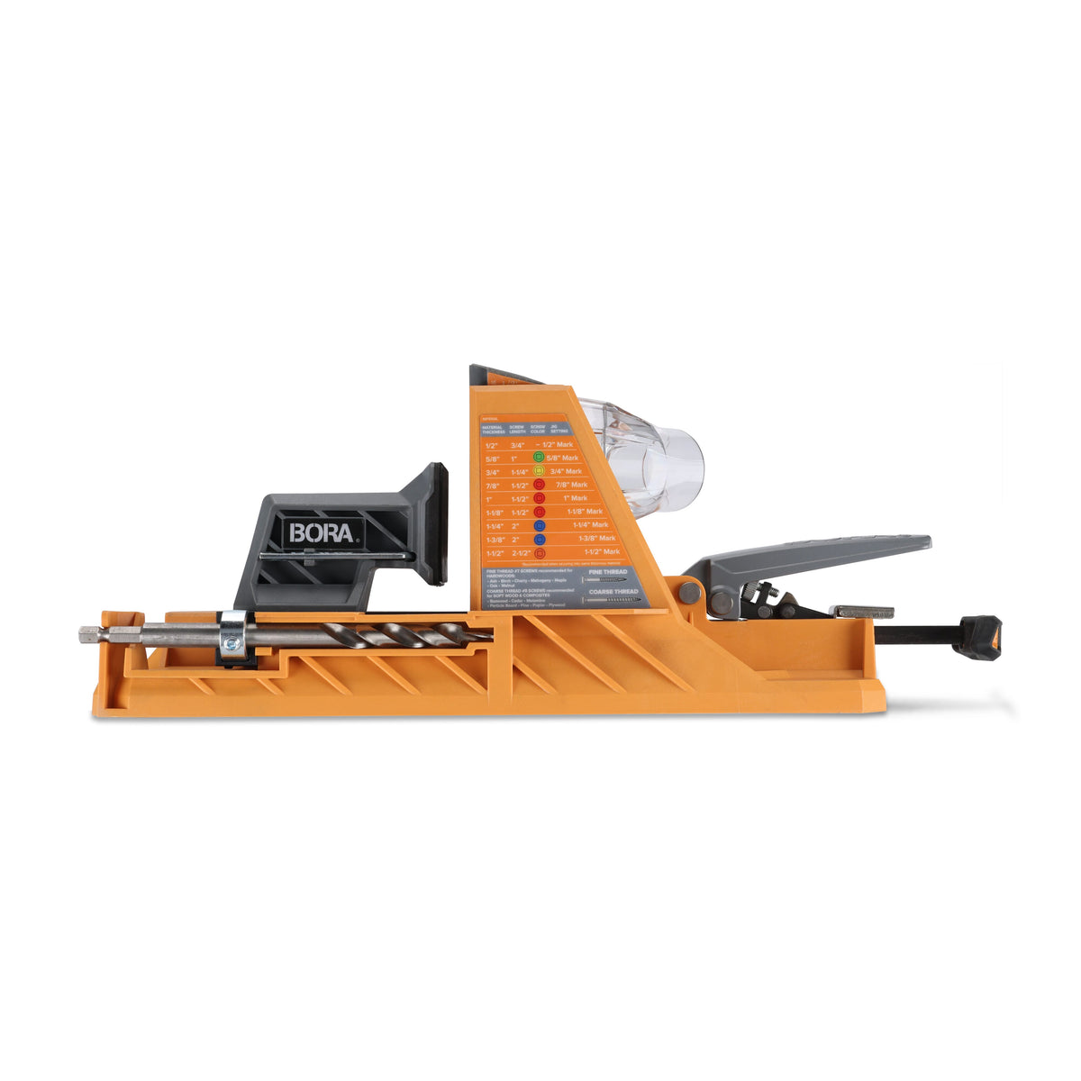 BORA Tool Auto Jig setting drill guide for precise pocket holes