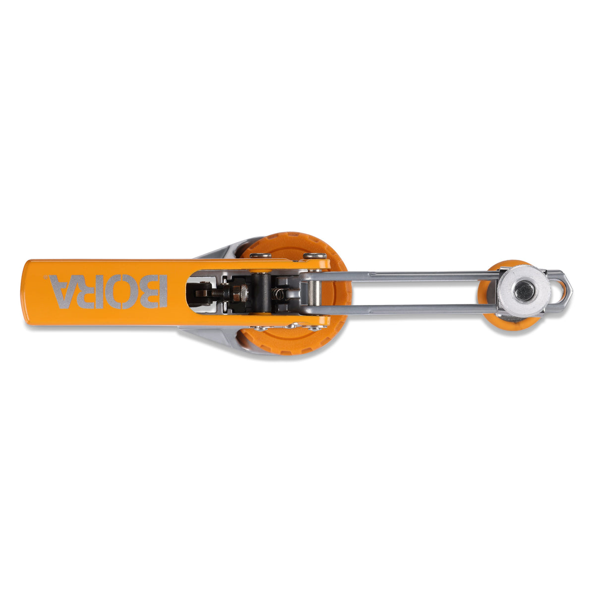 BORA Tool Auto Adjust T-Track Standard Toggle Clamp in use on woodworking project