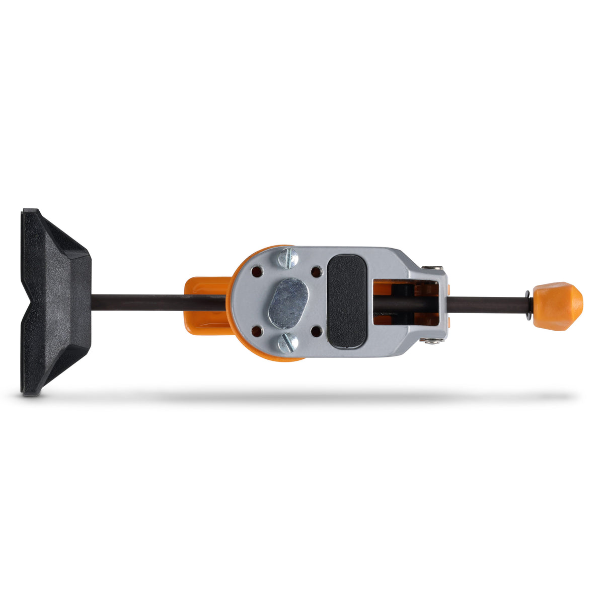 BORA Tool Auto Adjust Inline T-Track Toggle Clamp in use on woodworking project