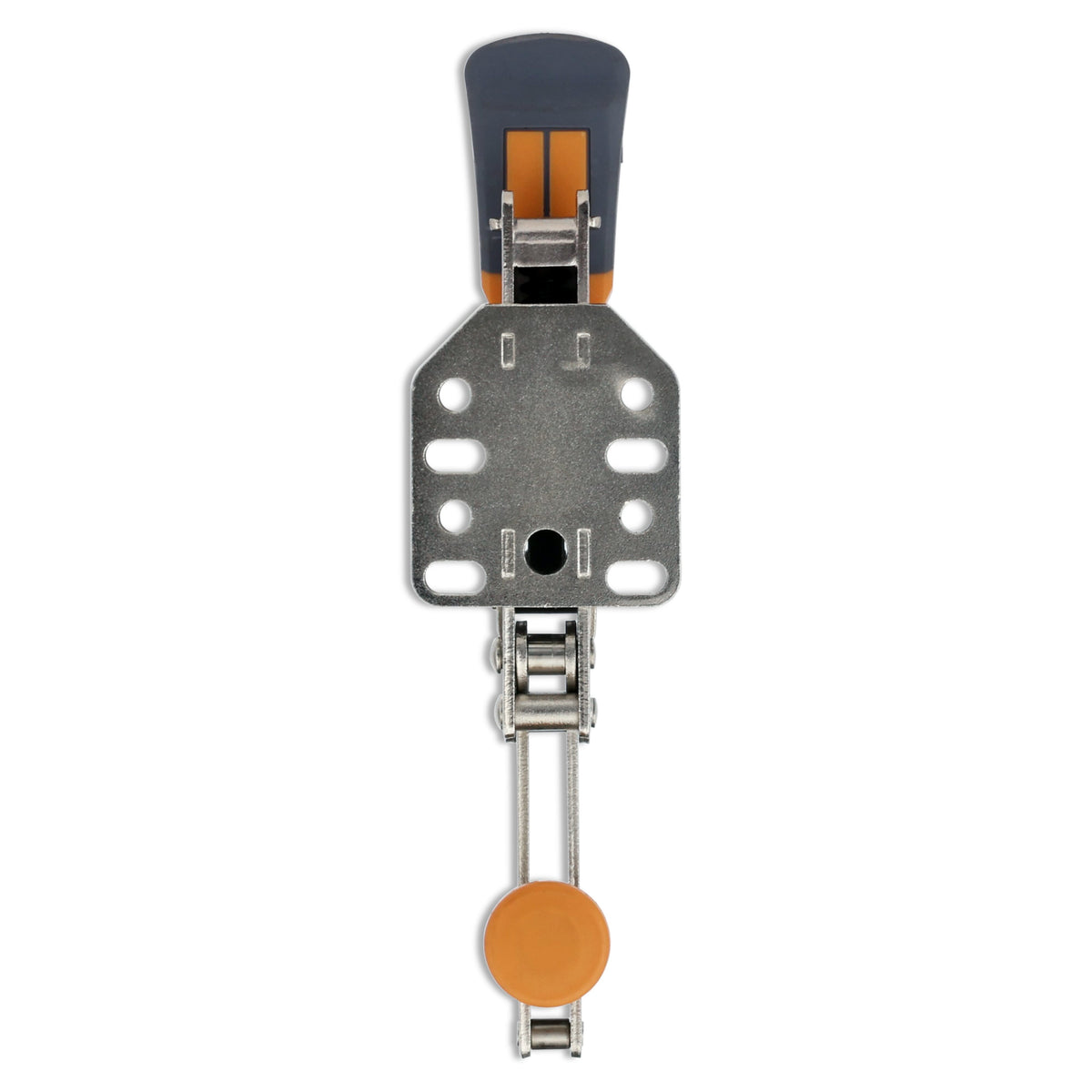 BORA Tool Medium Toggle Auto Adjust Horizontal Clamp in action, showcasing its versatile horizontal clamping lever