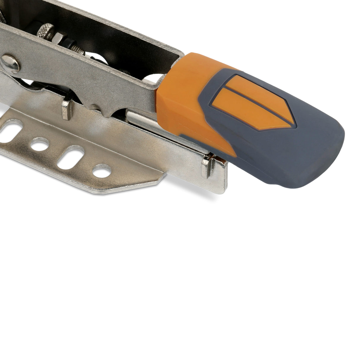 Australian woodworking tool: BORA Tool Medium Toggle Auto Adjust Horizontal Clamp 40mm Travel - Auto Adjusting Toggle Clamp in use
