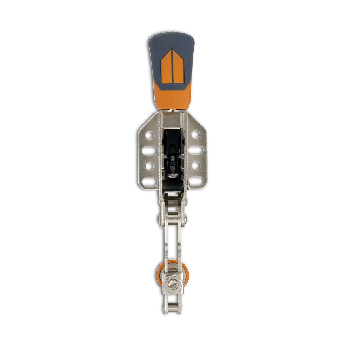 BORA Tool Large Toggle Auto Adjust Clamp in action with 60mm travel