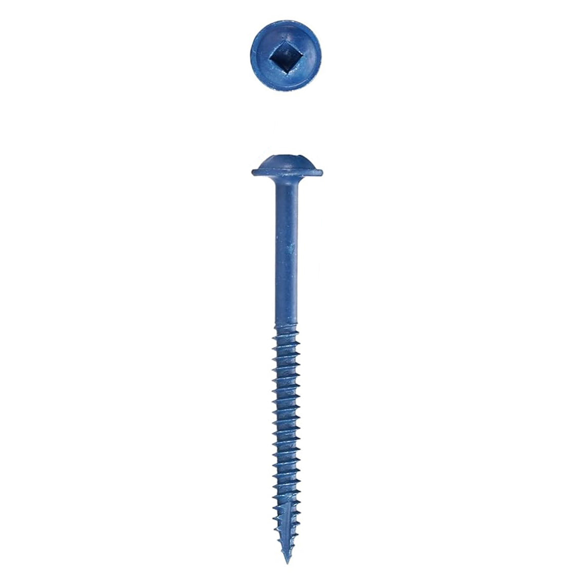 BORA Tool 8Gx50mm Coarse Pocket Wood Screws SQD Pack of 50 in colour-coded system