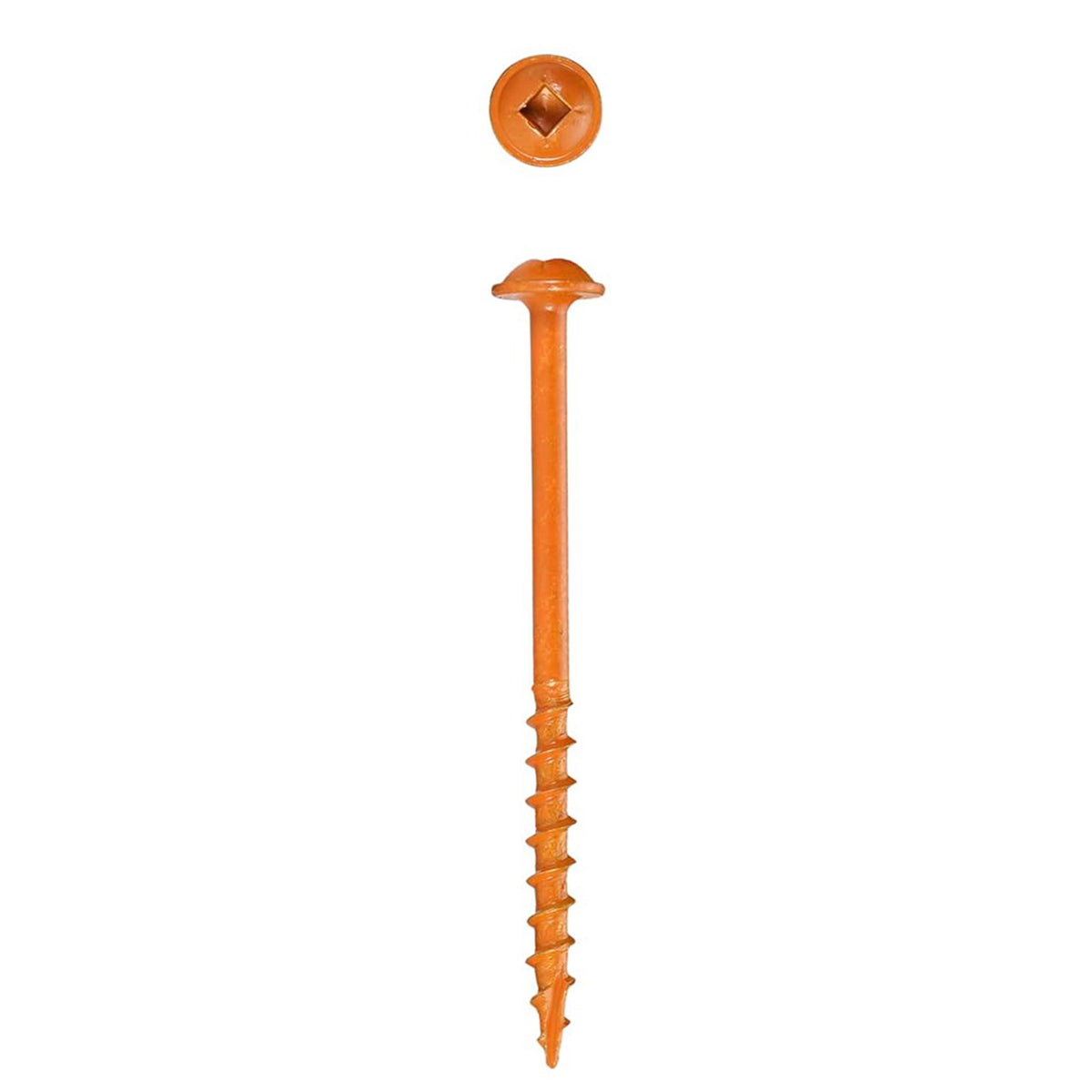 BORA Tool 8Gx63mm Coarse Pocket Wood Screws in colour-coated finish, pack of 50