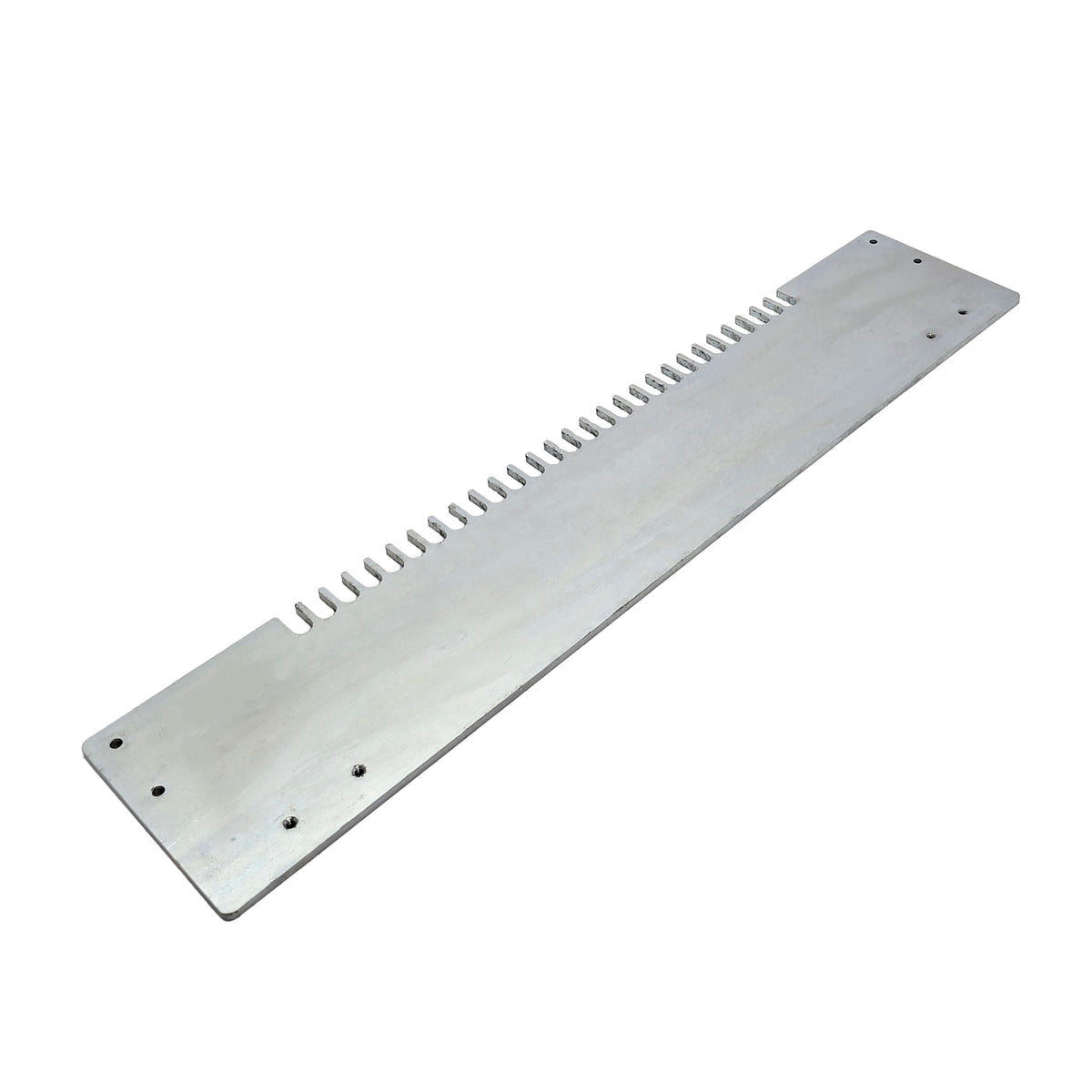 Trend 1/4in half-blind template for 300mm dovetail jig on white background