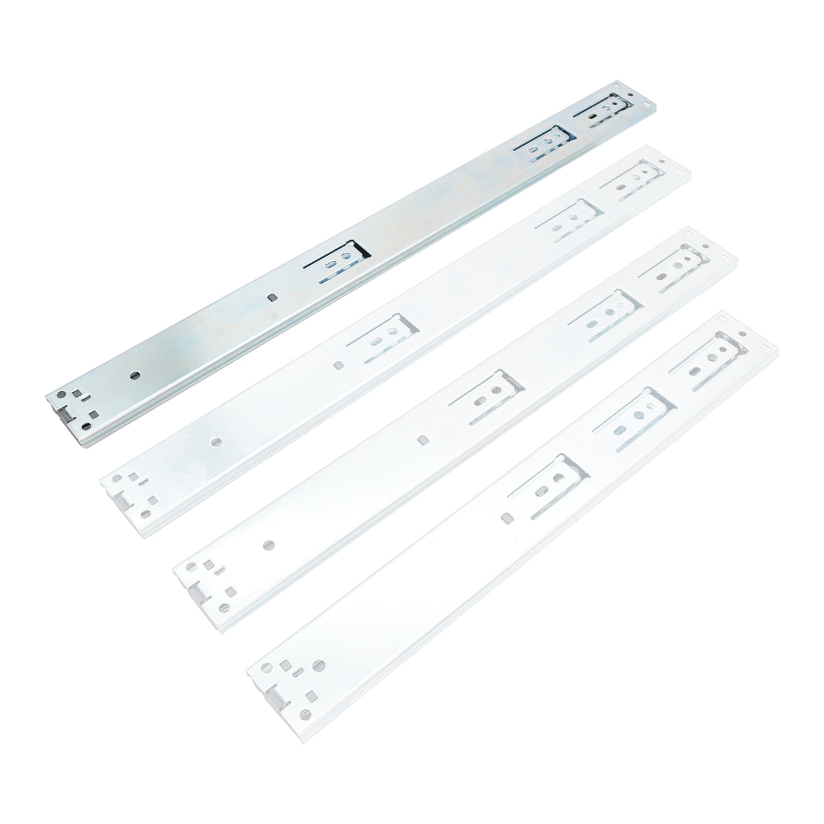 Soft Close Full-Extension Drawer Slides Side Mount 40kg Capacity