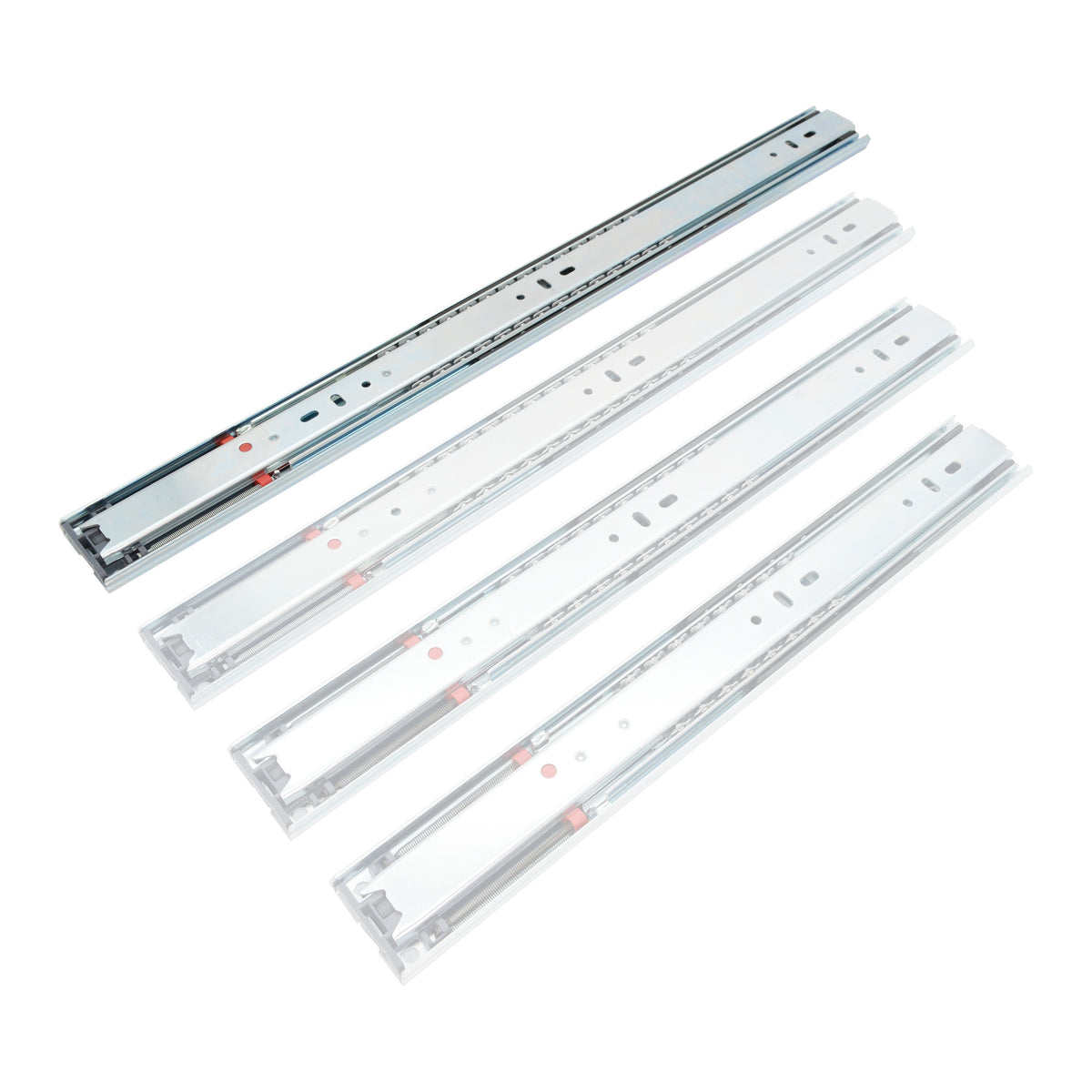 Soft Close Full-Extension Drawer Slides Side Mount 40kg Capacity