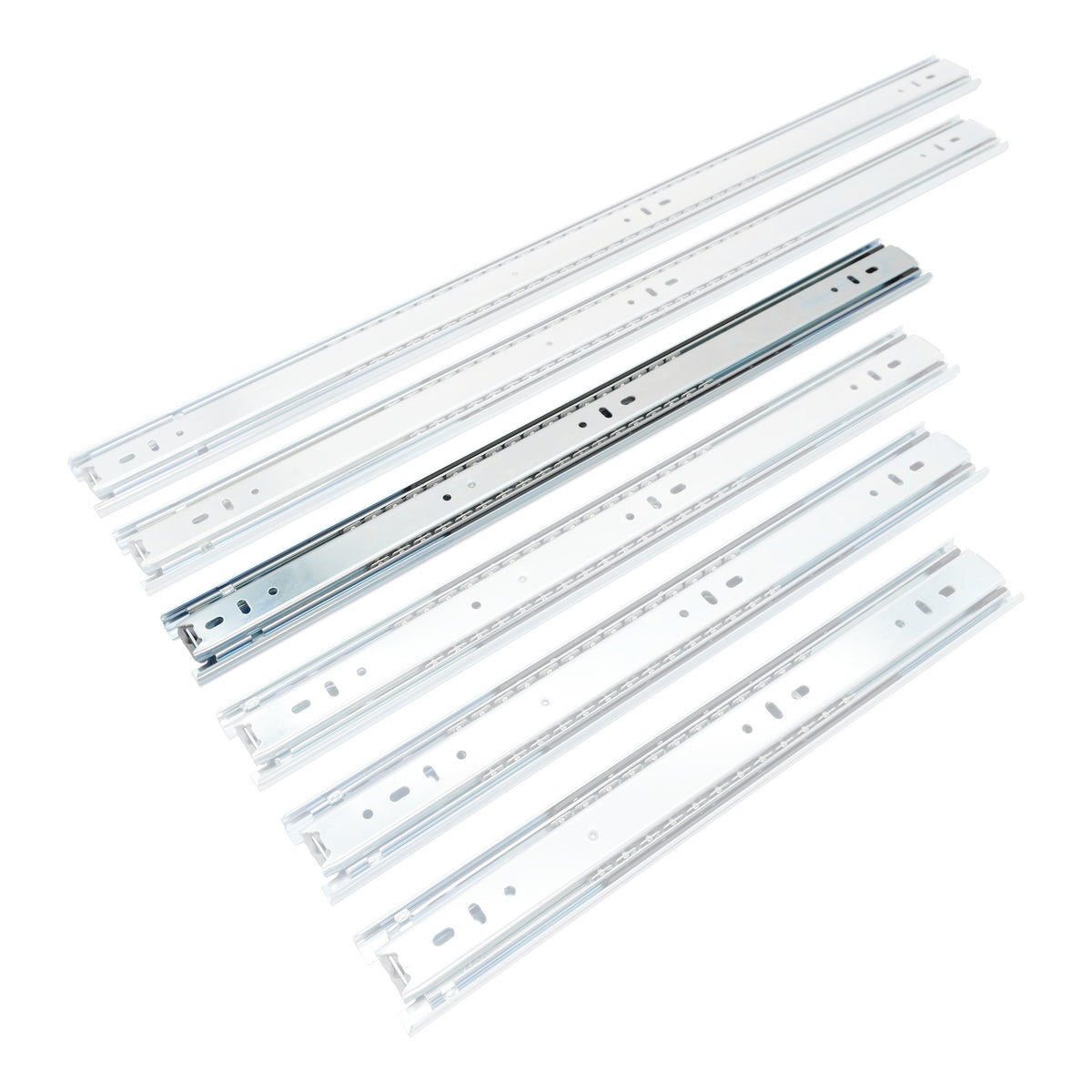 Full-Extension Drawer Slides Side Mount 45kg Capacity