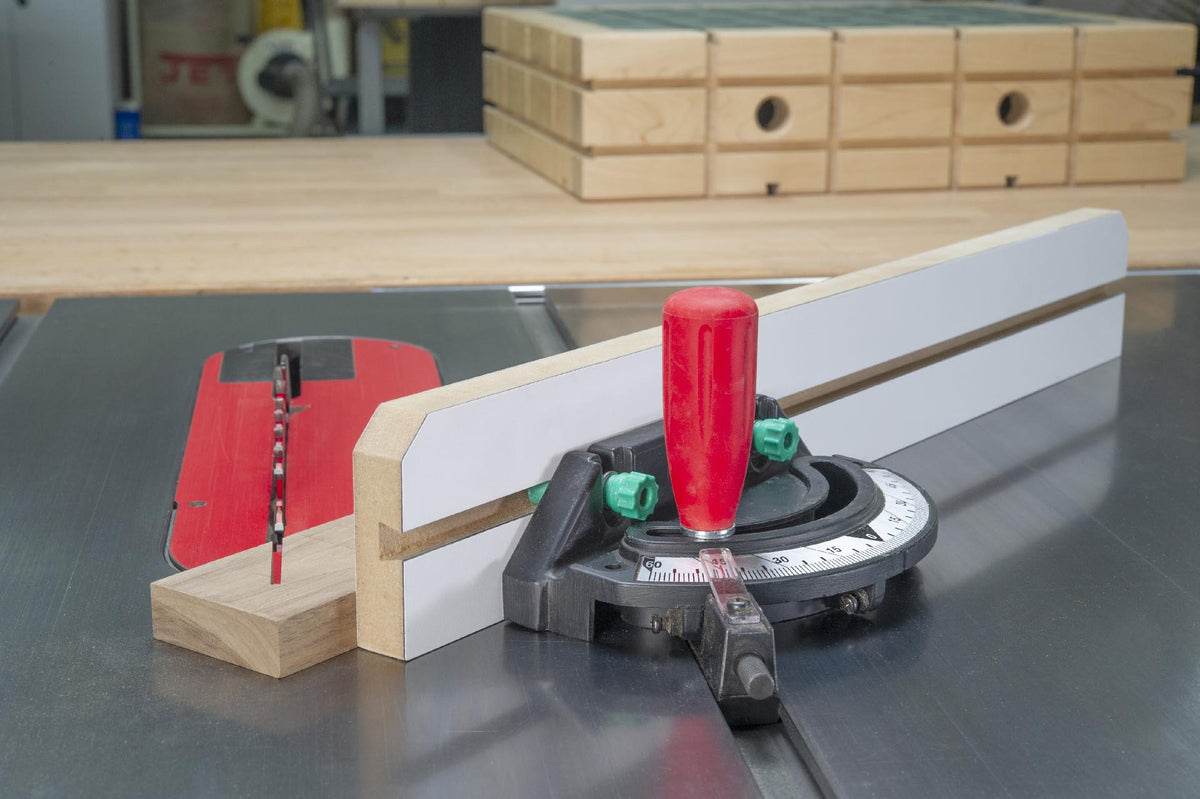 MicroJig MatchFit Dovetail Track Hardware Variety Pack in use on wooden surface