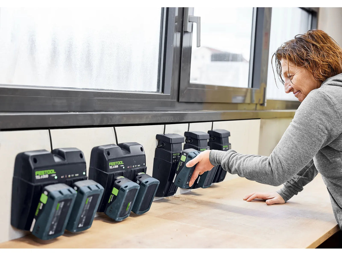 Festool SYS 18V Energy Set 2 x 4.0Ah TCL6 Duo in Systainer
