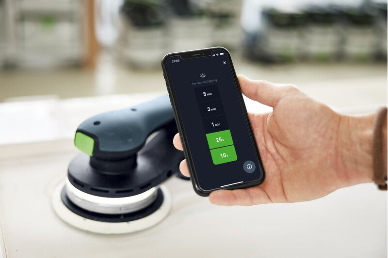 Festool ETSC 2 Cordless Random Orbital 18V 150mm 3.5mm Sander with Bluetooth 4.0Ah Set in Systainer