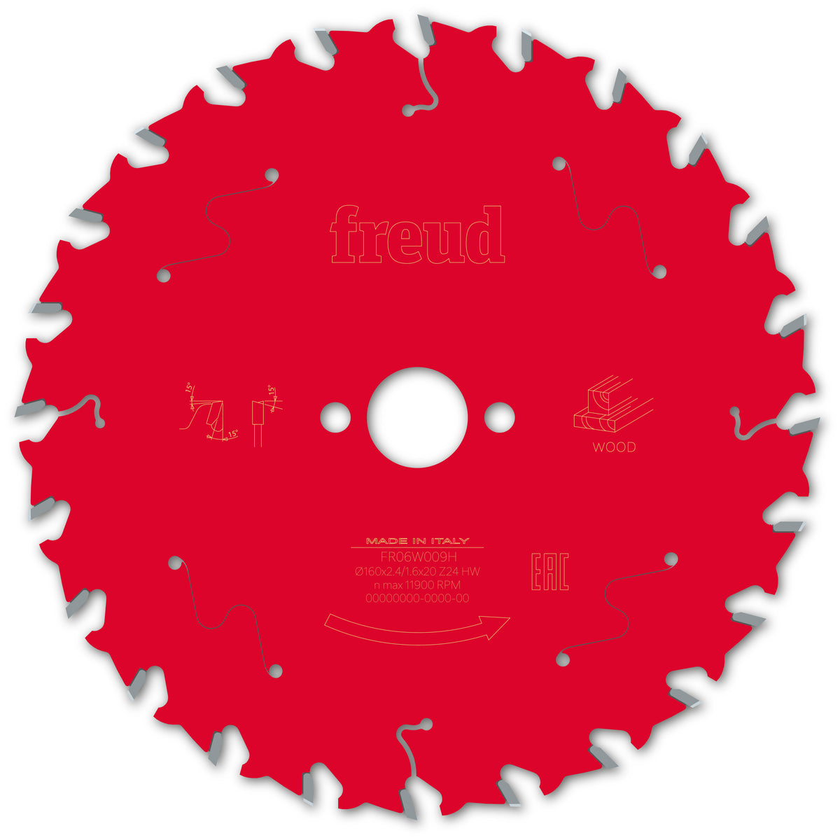 Freud 160 x 20 x 2.2 Circular Saw Blades suits Handheld and Plunge Power Saws