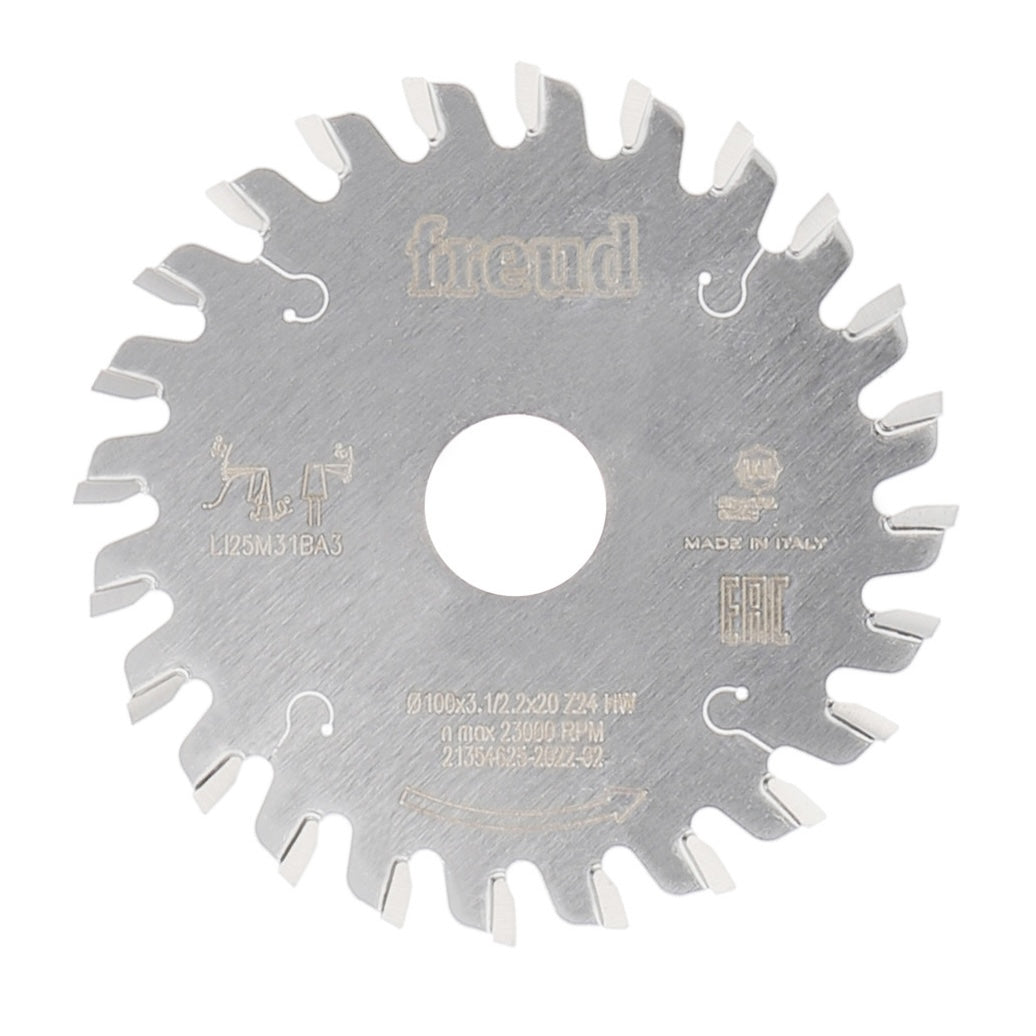Freud 100mm Conical Scoring Saw Blade for Horizontal Panel Sizing Machines