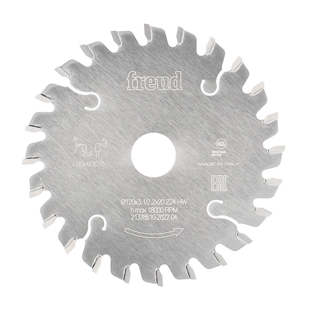 Freud 120mm Conical Scoring Saw Blade for Horizontal Panel Sizing - Australian Woodworking Tools Store