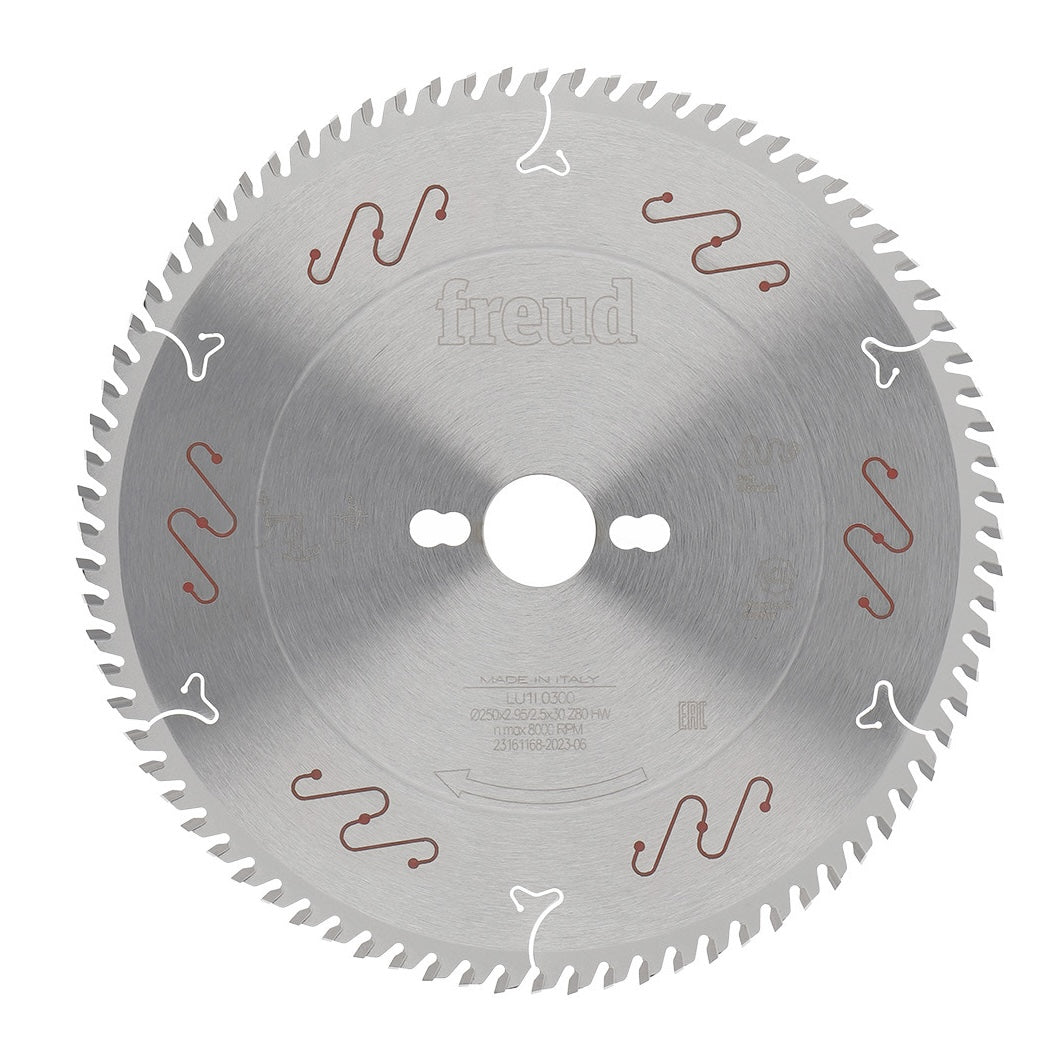 Freud 250mm Timber Frame Fine Cut Off Saw Blade for precise crosscutting without splintering frames
