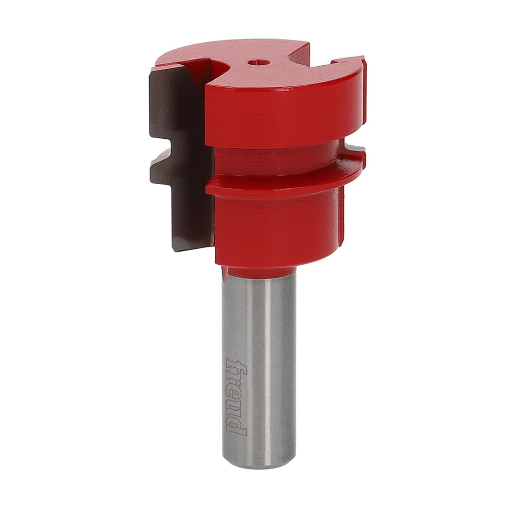 Freud 32mm cutting height glue joint router bit on white background