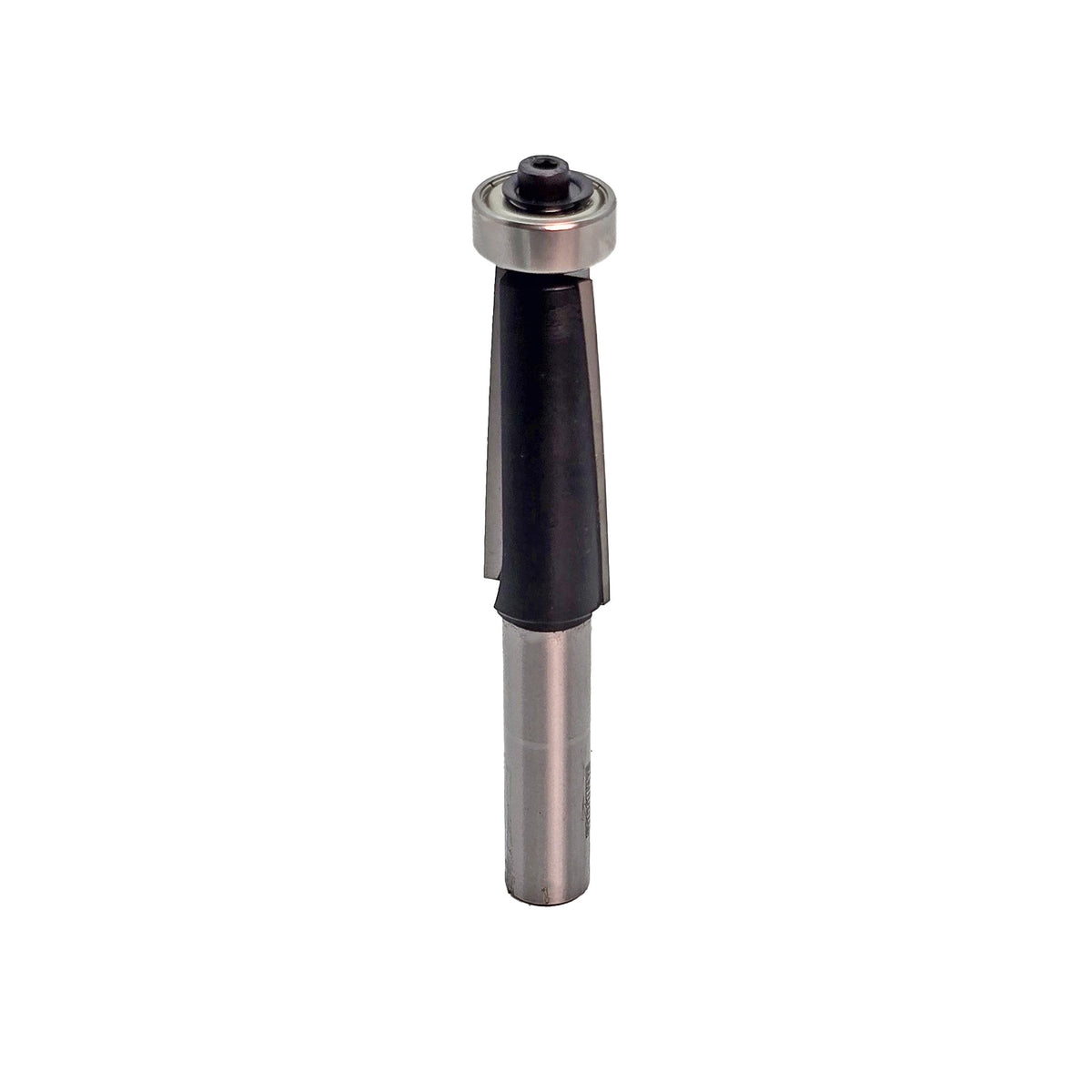 Torquata Long Heavy-Duty Flush Cut Router Bit showing sharp cutting edges and sturdy build