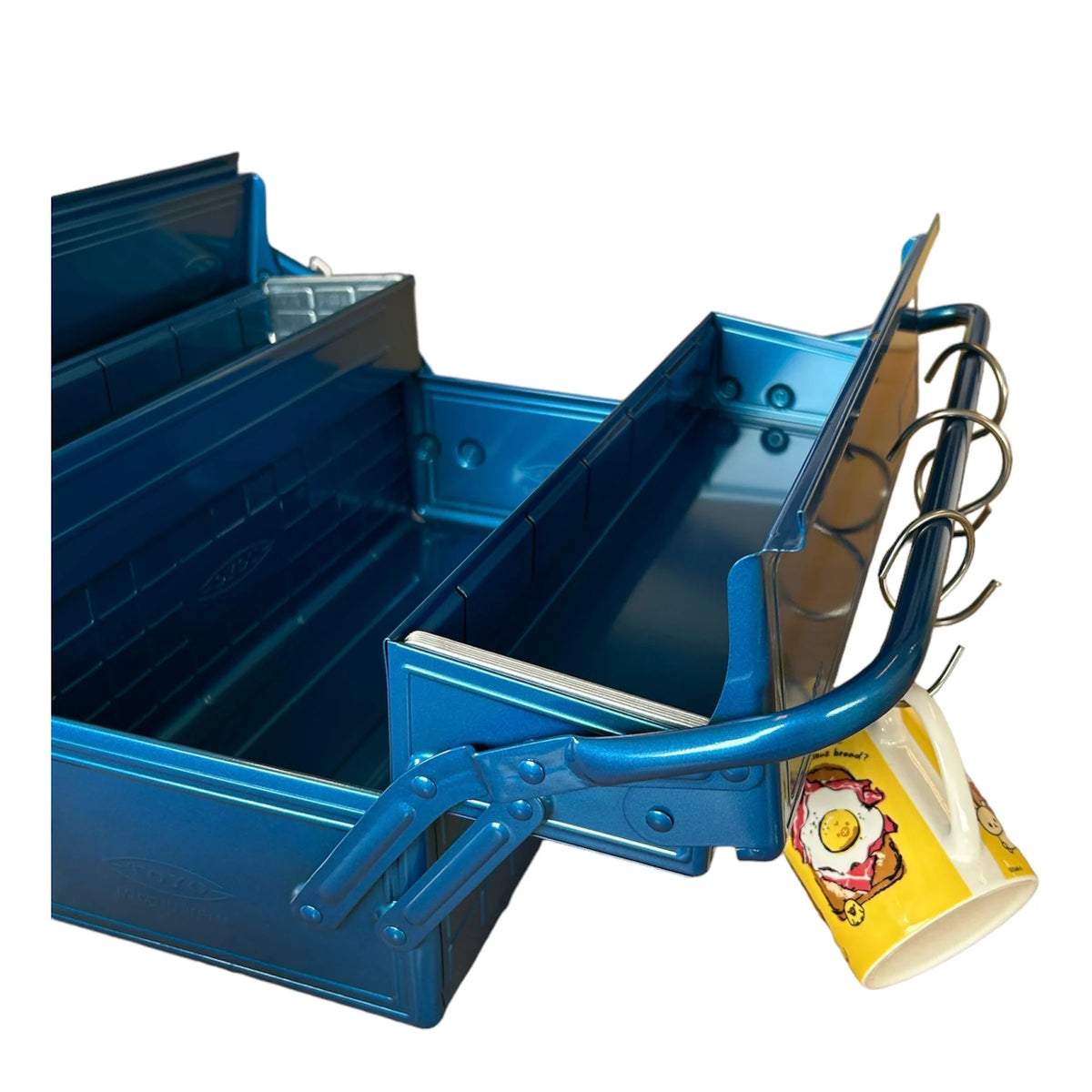 Toyo Steel 47cm Cantilever Toolbox with Long Handle