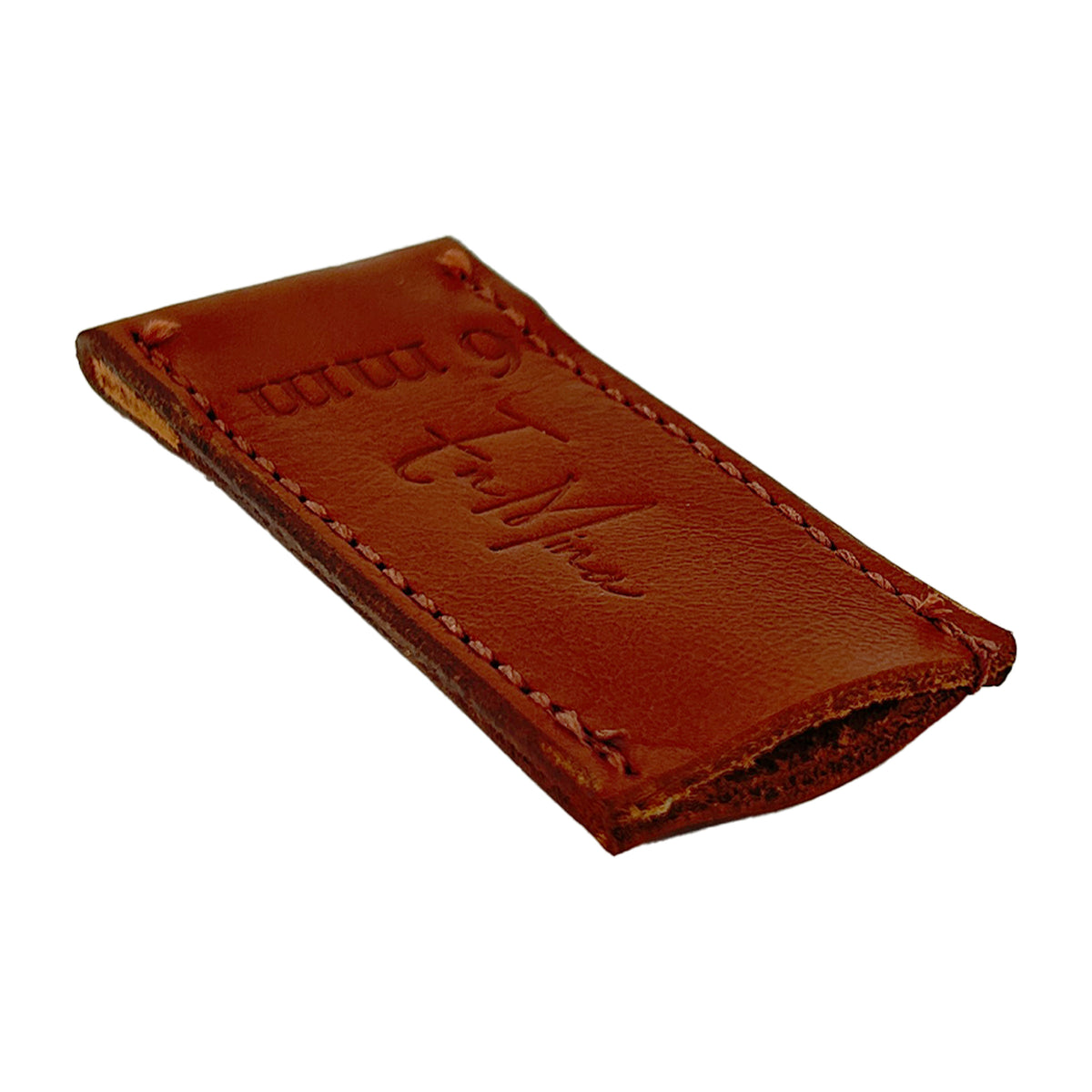 En Mina Chisel Tip Protector / Holdfast Sheath Tan Leather