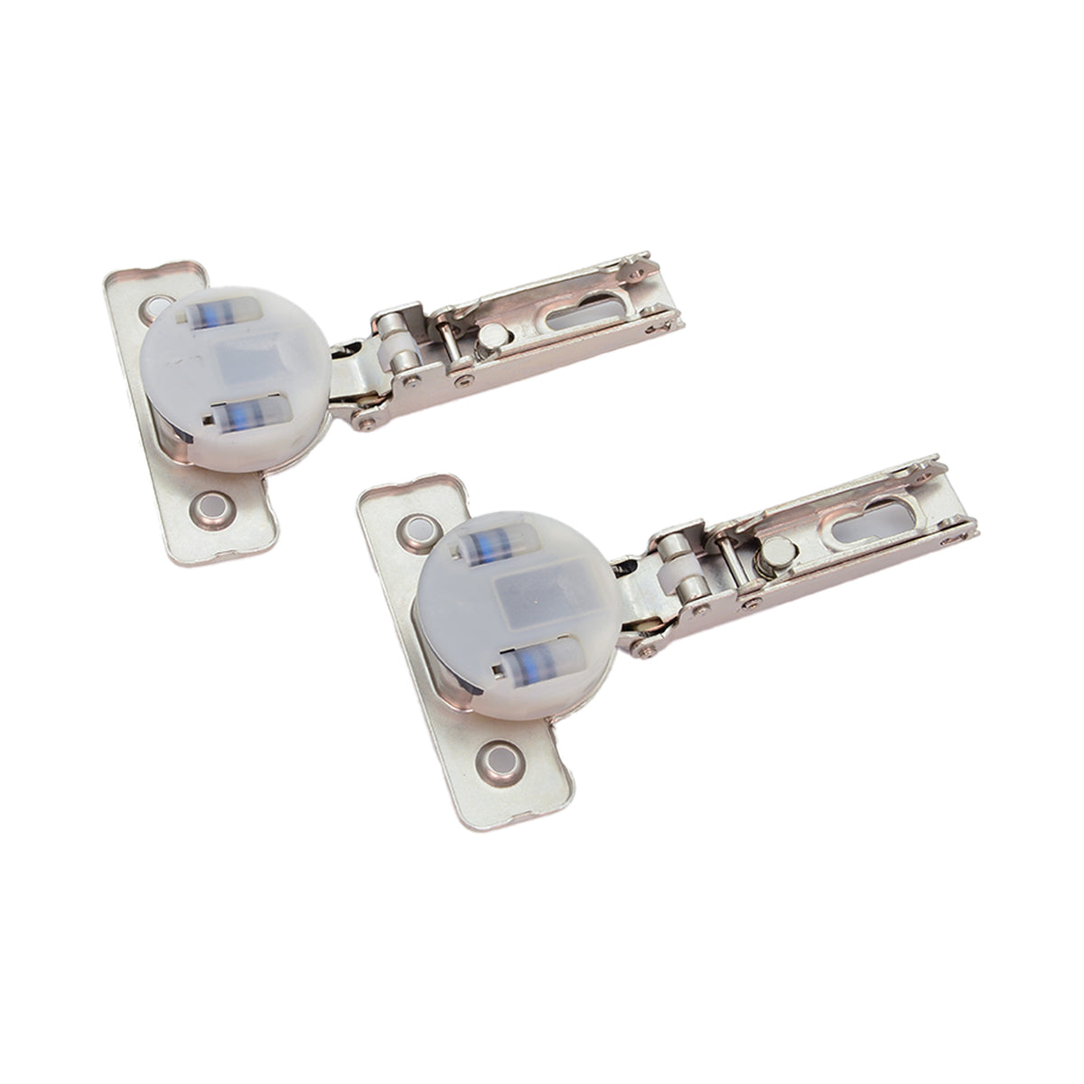 Salice Silentia+ Soft Close Full Overlay Euro Hinge & Mounting Plate Pair