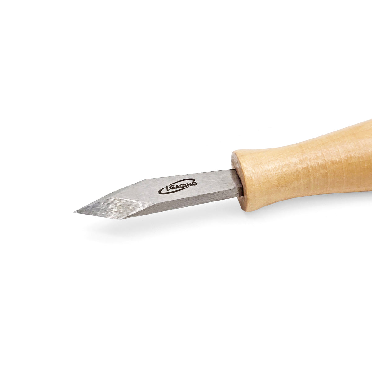 iGaging Marking Knife with Spearpoint Blade and Wood Handle in Australian Woodworking Tools Store