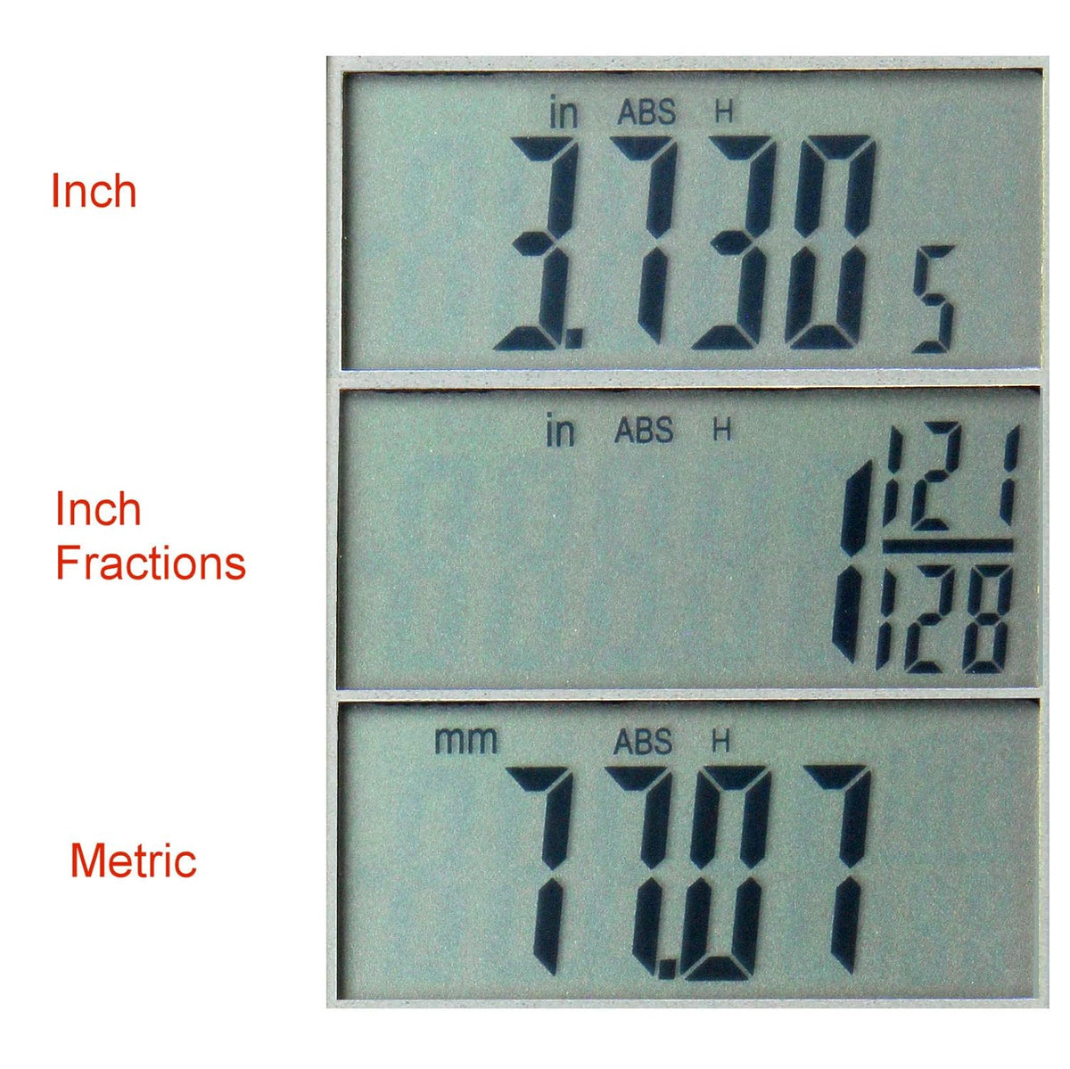 iGaging Digital Height Gauge with Adjustable Blade, side view showing magnetic base and measuring capacity
