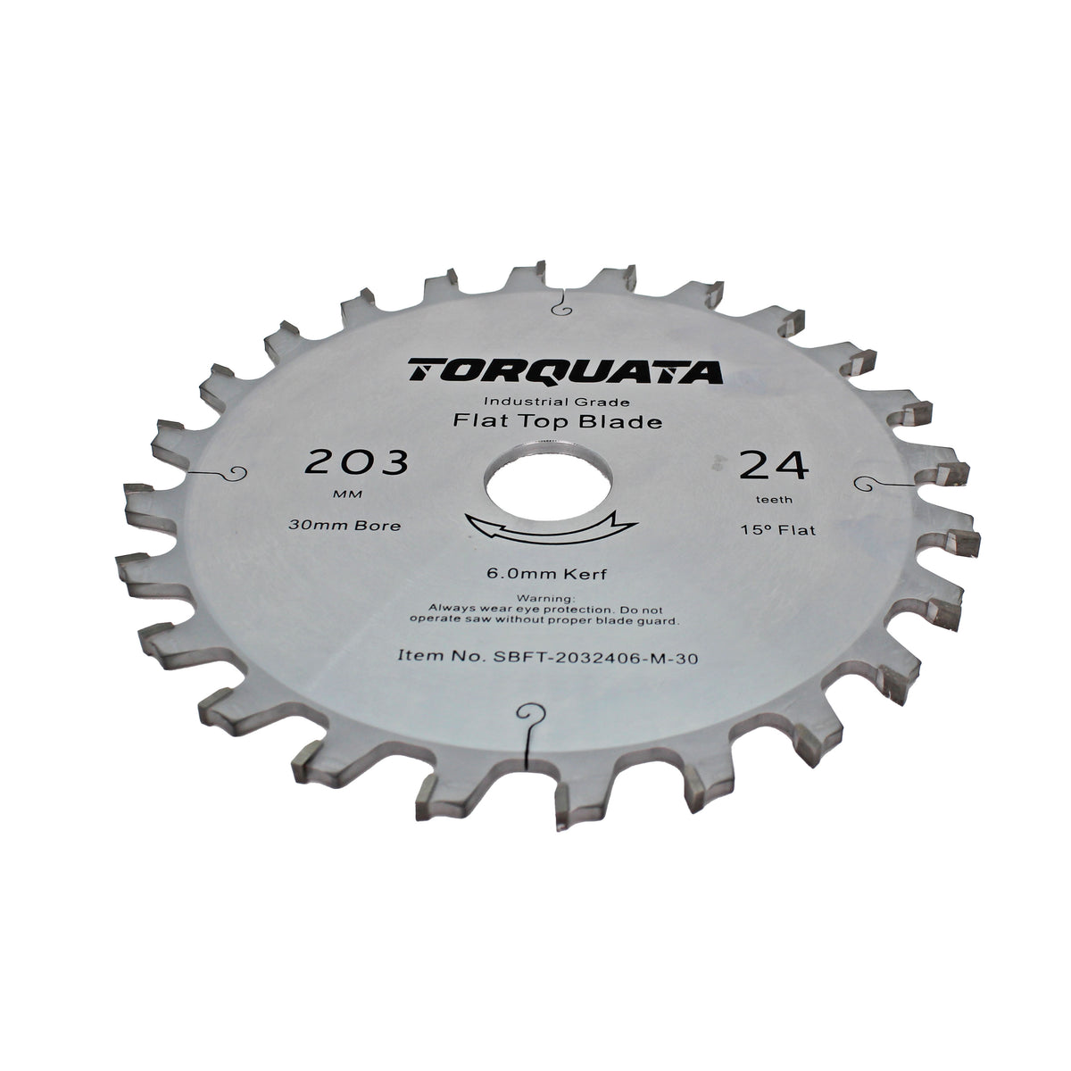 Torquata 203mm Diameter 30mm Bore 6mm Kerf Circular Saw Blade in action