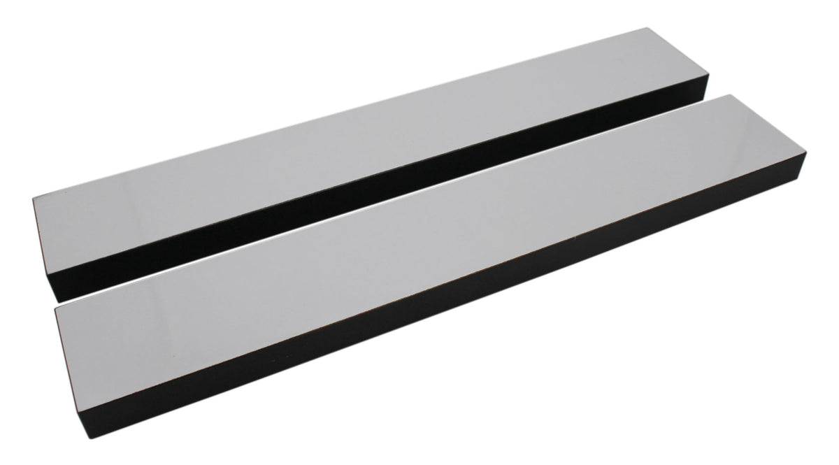 Sherwood sacrificial sub-fences for 27in router table fence, set of two, made from MDF coated in melamine and UHMW polyethylene