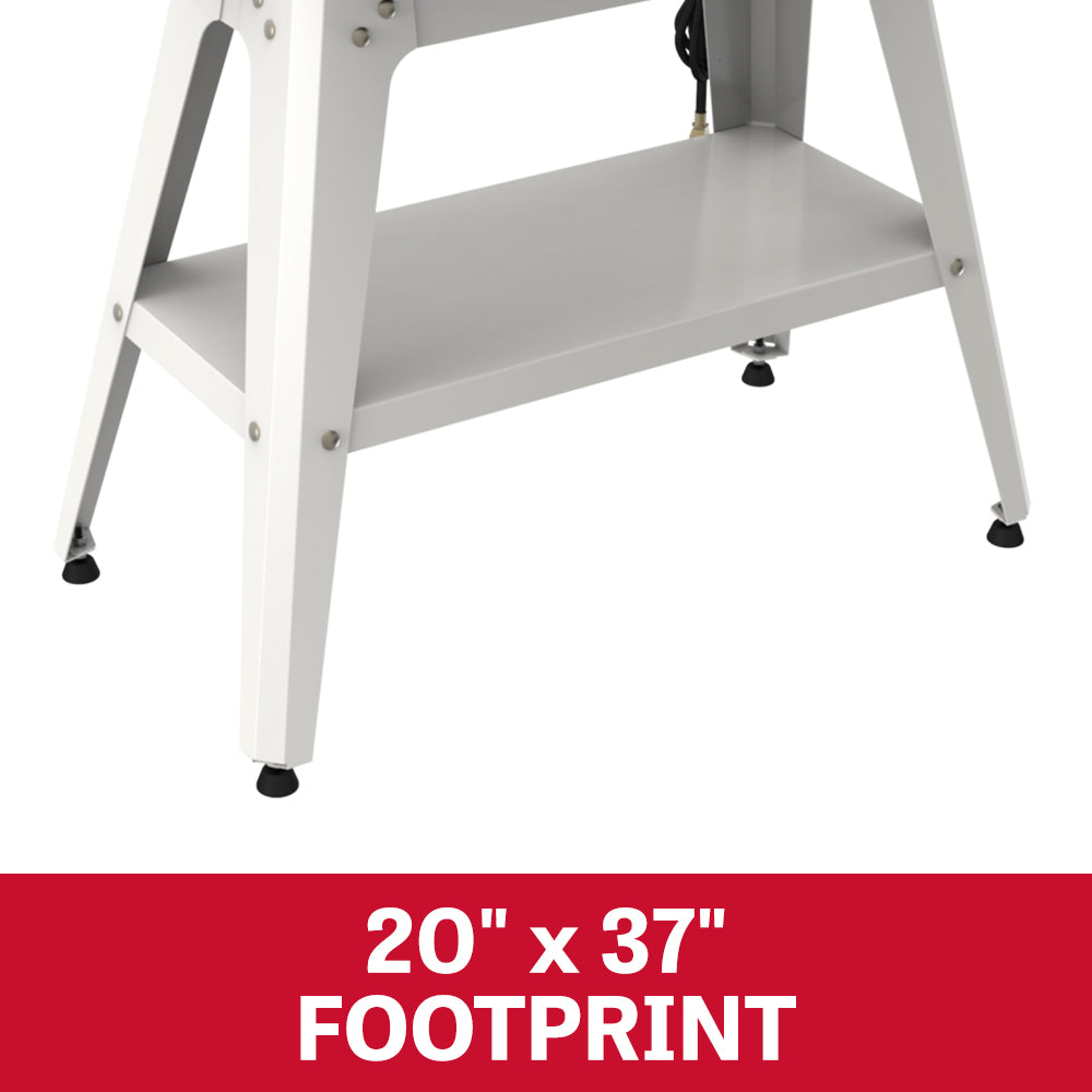 JET Tools 16-32in Wide Drum Sander 1.5HP with Open Leg Stand