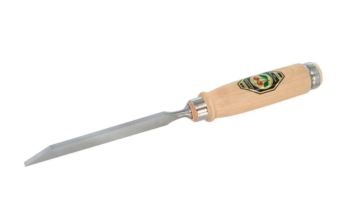 Kirschen Two Cherries 6mm Mortise Chisel with Wooden Handle
