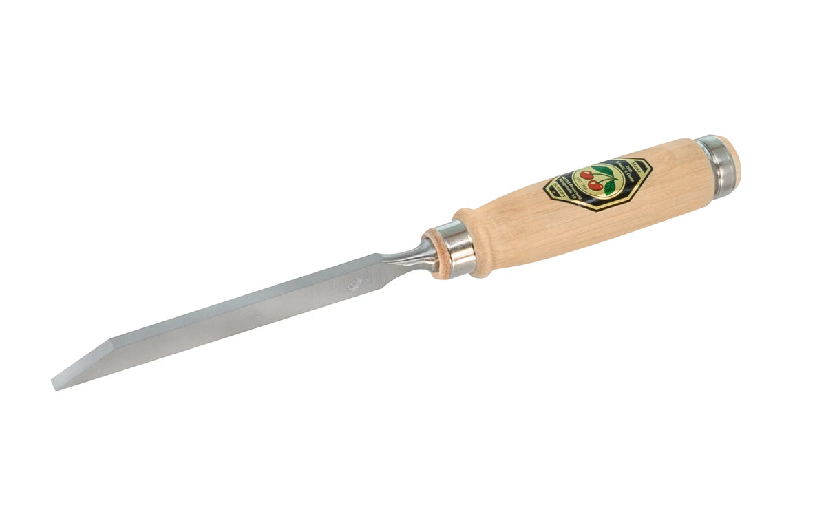 Kirschen Two Cherries 8mm Mortise Chisel with Wooden Handle