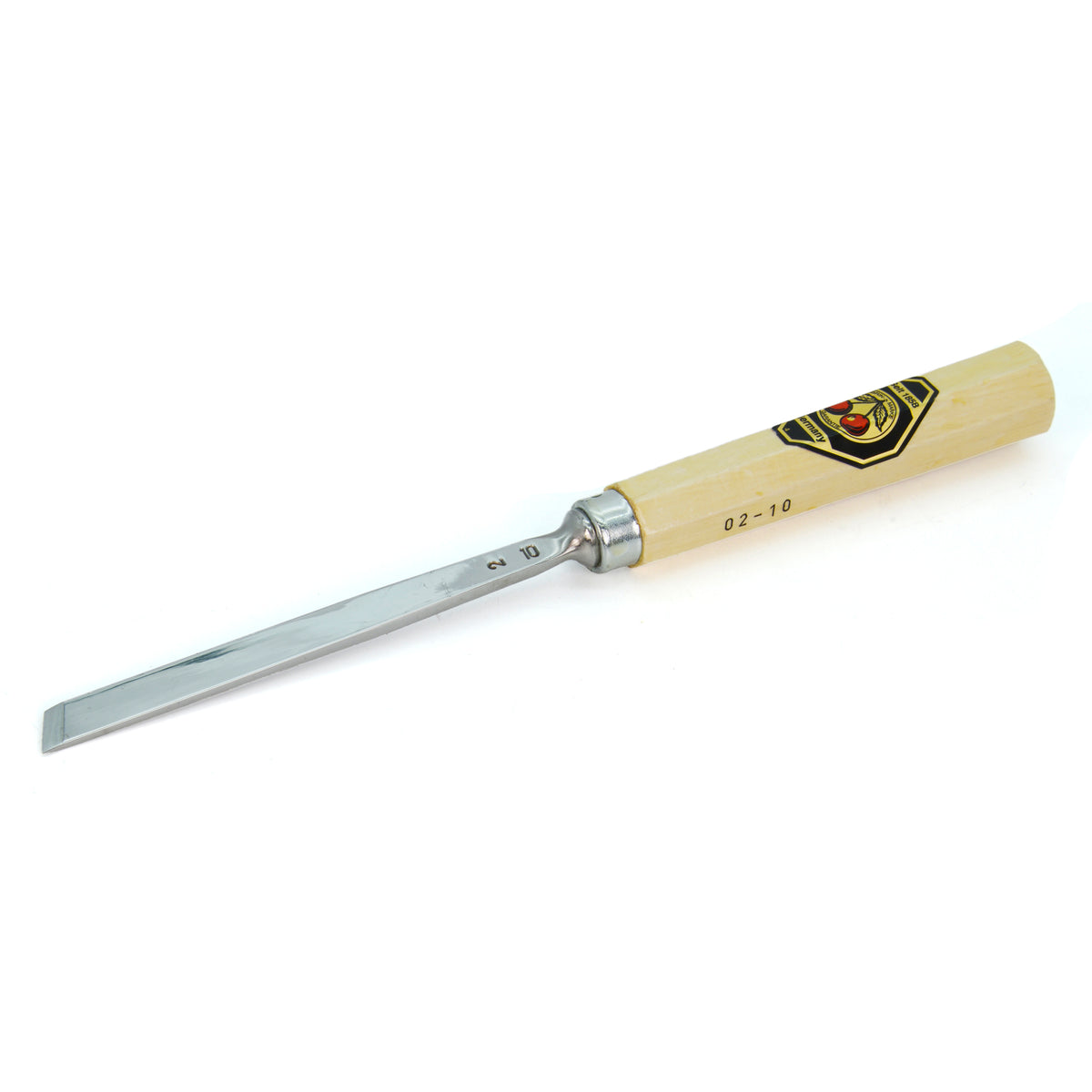 Kirschen Two Cherries Carving Tool Skew Chisel 10mm front