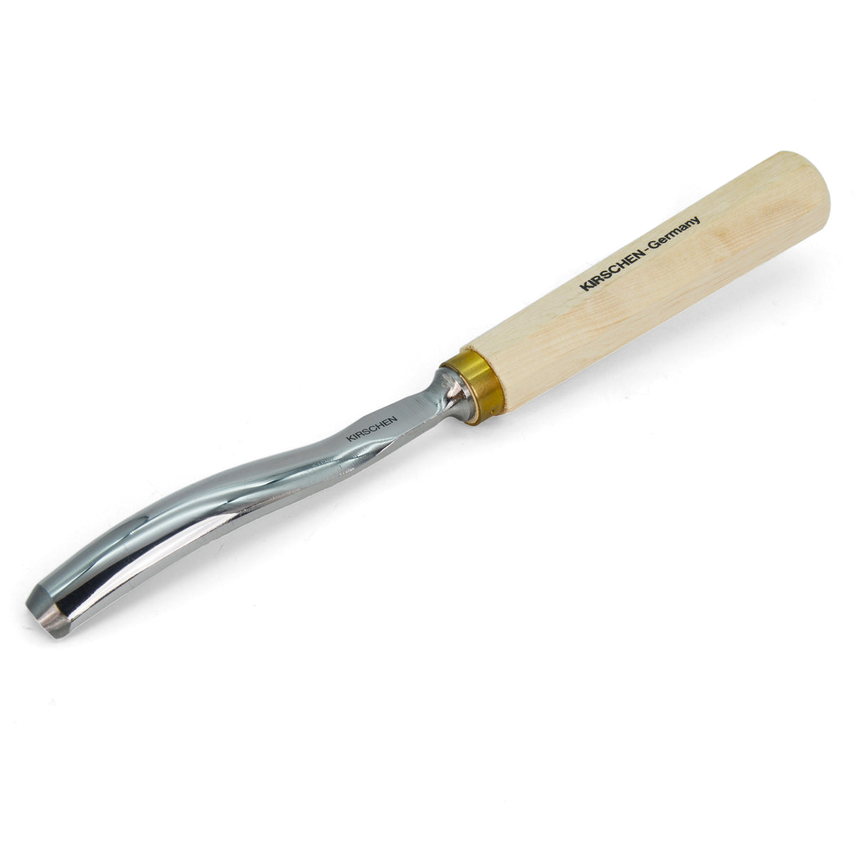Kirschen Two Cherries Carving Tool Long Blade #9 Long Bent Gouge 14mm back
