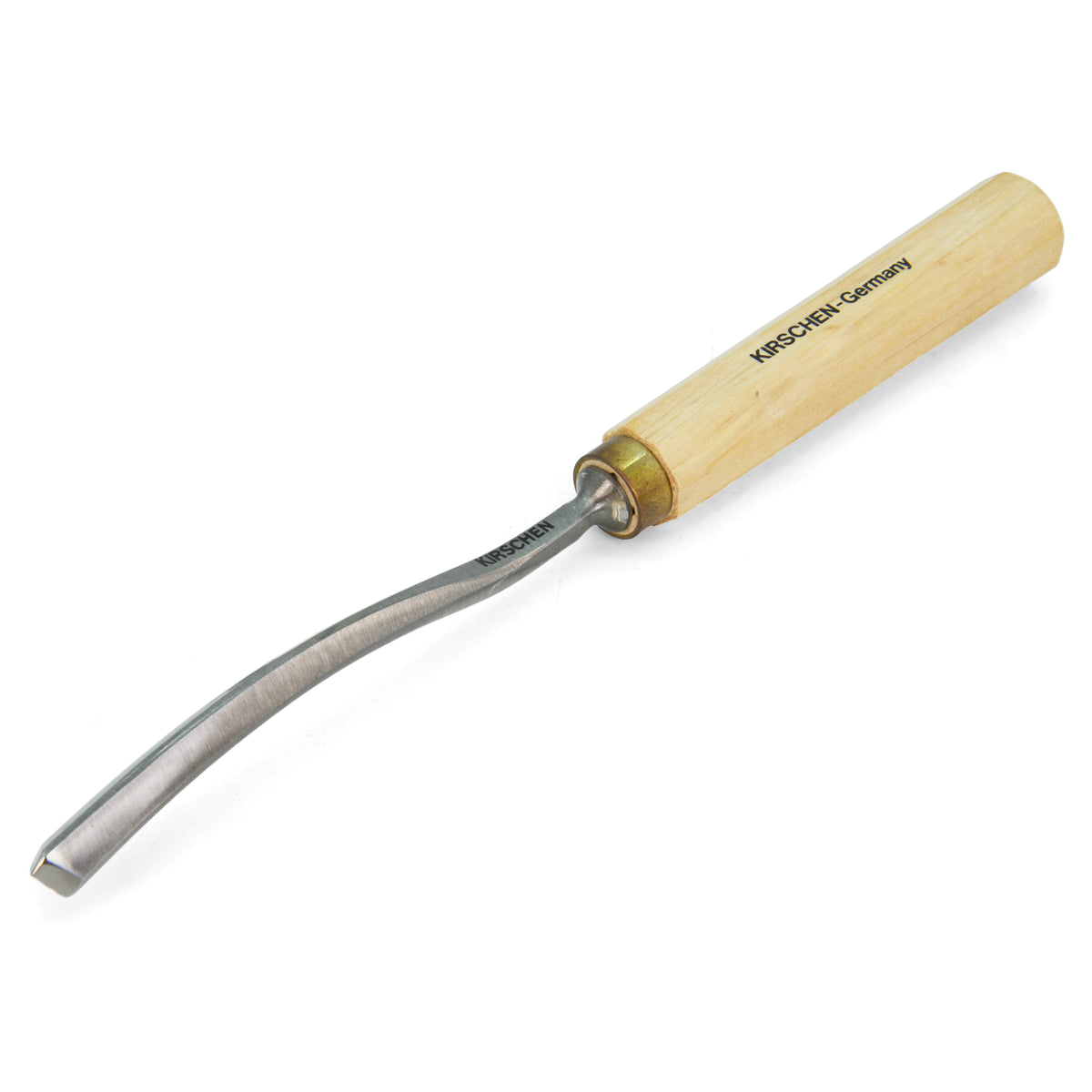 Kirschen Two Cherries Carving Tool #39 Curved V-Chisel 75 degrees 8mm front