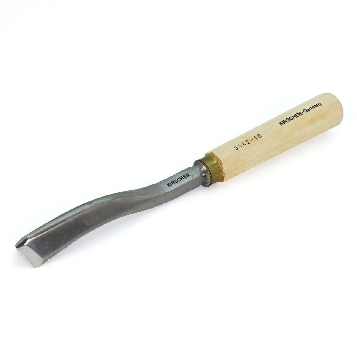 Kirschen Two Cherries Carving Tool #41 Curved V-Chisel 60 degrees 16mm back