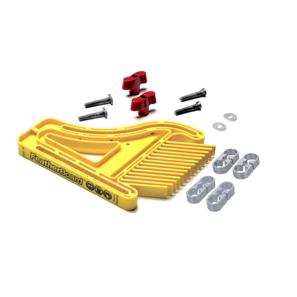 Milescraft Featherboard includes 5/8in & 3/4in Mitre Bars plus T-slot Bolts