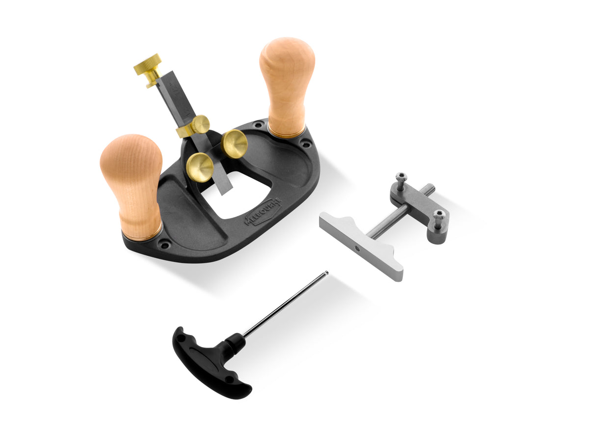 Melbourne Tool Company Large Router Plane in use for precise woodworking tasks